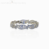 Crystal Floral Wave - Bracelet